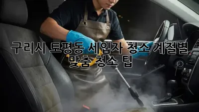 구리시 토평동 세입자 청소: 계절별 맞춤 청소 팁